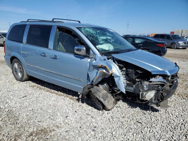 2C4RC1CG5DR590267 - 2013 CHRYSLER TOWN & COU TOURING L BLUE photo 4