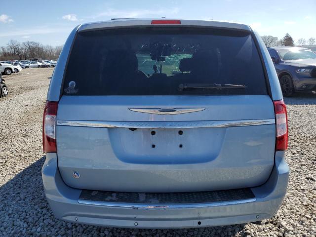 2C4RC1CG5DR590267 - 2013 CHRYSLER TOWN & COU TOURING L BLUE photo 6