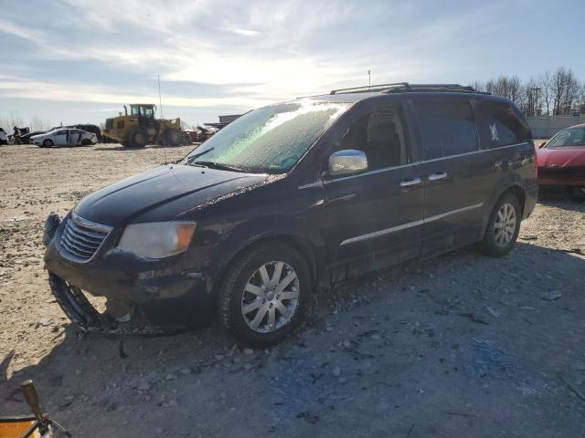 2C4RC1CG1CR245669 - 2012 CHRYSLER TOWN & COU TOURING L BLUE photo 1