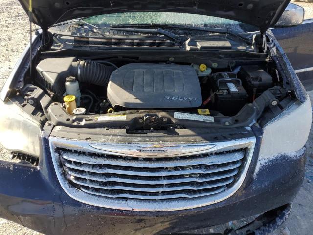 2C4RC1CG1CR245669 - 2012 CHRYSLER TOWN & COU TOURING L BLUE photo 12