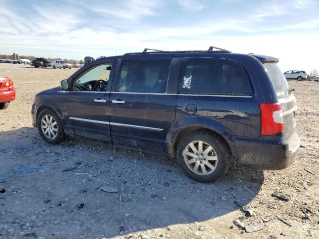 2C4RC1CG1CR245669 - 2012 CHRYSLER TOWN & COU TOURING L BLUE photo 2