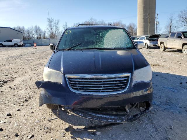 2C4RC1CG1CR245669 - 2012 CHRYSLER TOWN & COU TOURING L BLUE photo 5
