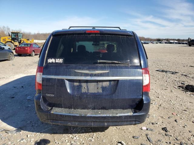 2C4RC1CG1CR245669 - 2012 CHRYSLER TOWN & COU TOURING L BLUE photo 6