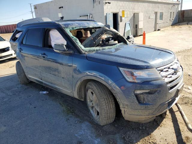 1FM5K7D81JGC72196 - 2018 FORD EXPLORER XLT BLUE photo 4