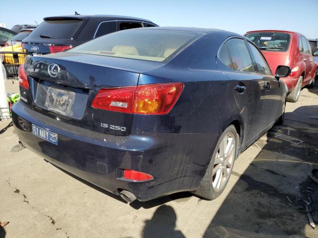 JTHBK262265003614 - 2006 LEXUS IS 250 BLUE photo 3