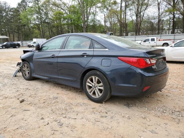 5NPEB4AC1EH839178 - 2014 HYUNDAI SONATA GLS BLUE photo 2