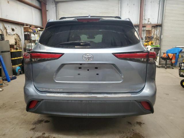 5TDHZRAH0NS127210 - 2022 TOYOTA HIGHLANDER XLE 蓝色 照片 6