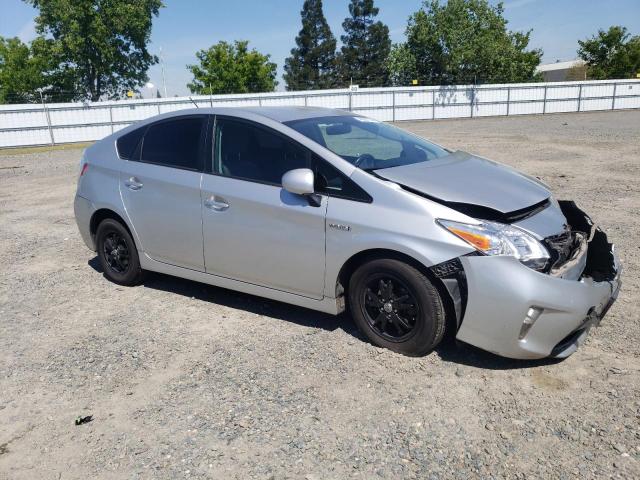 JTDKN3DU5D5631537 - 2013 TOYOTA PRIUS SILVER photo 4