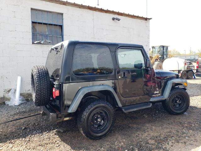 1J4FA29S06P782480 - 2006 JEEP WRANGLER / SE BLACK photo 3