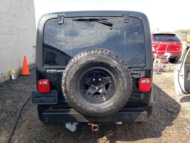 1J4FA29S06P782480 - 2006 JEEP WRANGLER / SE BLACK photo 6