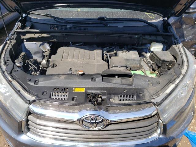 5TDJKRFHXGS319087 - 2016 TOYOTA HIGHLANDER XLE Mavi foto 11