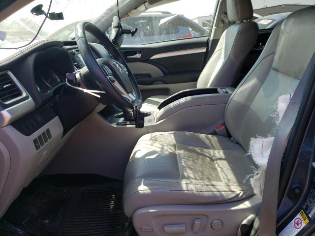 5TDJKRFHXGS319087 - 2016 TOYOTA HIGHLANDER XLE Mavi foto 7