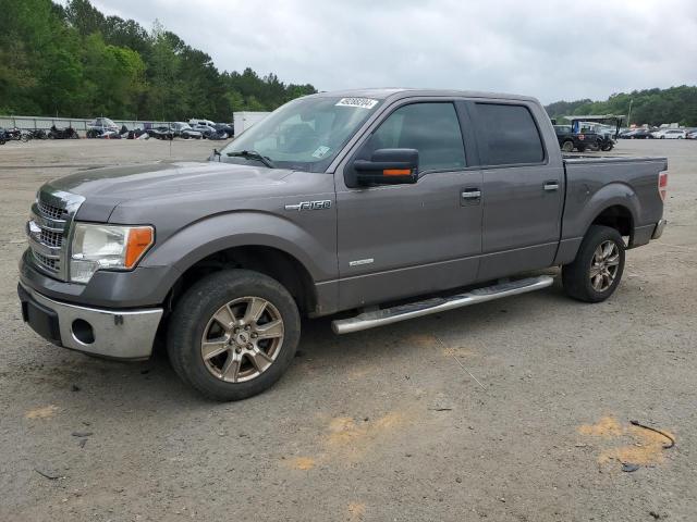 1FTFW1CT3EKD72268 - 2014 FORD F150 SUPERCREW GRAY photo 1