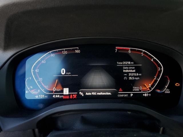 5UX33DT05N9J86319 - 2022 BMW X4 XDRIVE30I WHITE photo 9