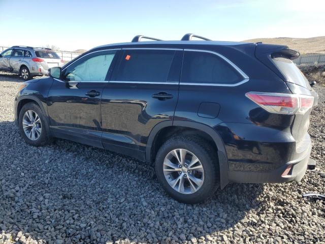 5TDJKRFH5FS116428 - 2015 TOYOTA HIGHLANDER XLE 黑色 照片 2