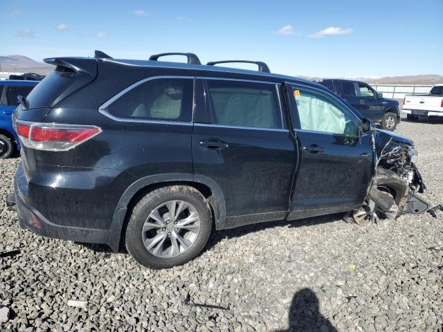 5TDJKRFH5FS116428 - 2015 TOYOTA HIGHLANDER XLE 黑色 照片 3