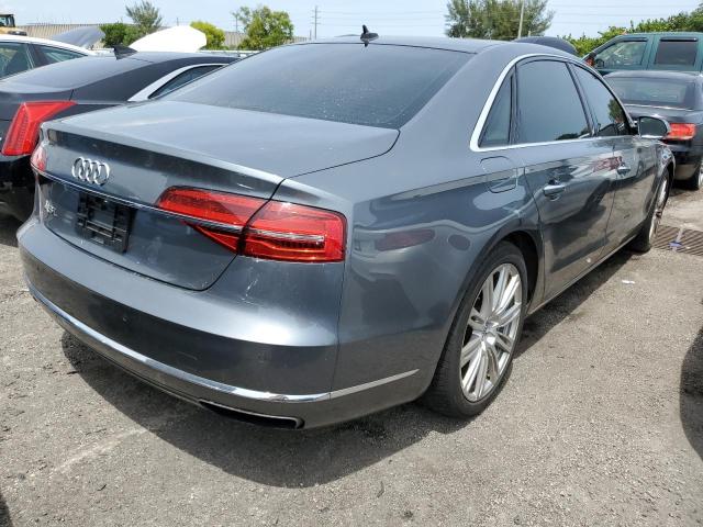 WAU3GAFDXFN000993 - 2015 AUDI A8 L QUATTRO GRAY photo 3