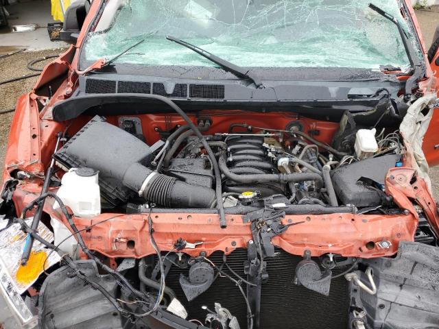 5TFUW5F16HX584663 - 2017 TOYOTA TUNDRA DOUBLE CAB SR/SR5 ORANGE photo 11