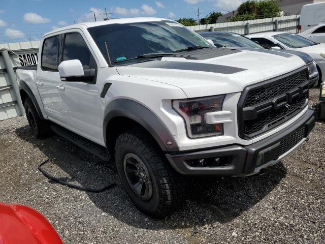 1FTFW1RG1JFB99959 - 2018 FORD F150 RAPTOR WHITE photo 4