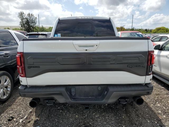 1FTFW1RG1JFB99959 - 2018 FORD F150 RAPTOR WHITE photo 6