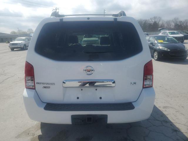 5N1AR18U15C713109 - 2005 NISSAN PATHFINDER LE WHITE photo 6