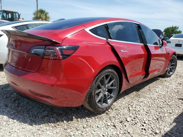 5YJ3E1EA9JF019333 - 2018 TESLA MODEL 3 MAROON photo 3