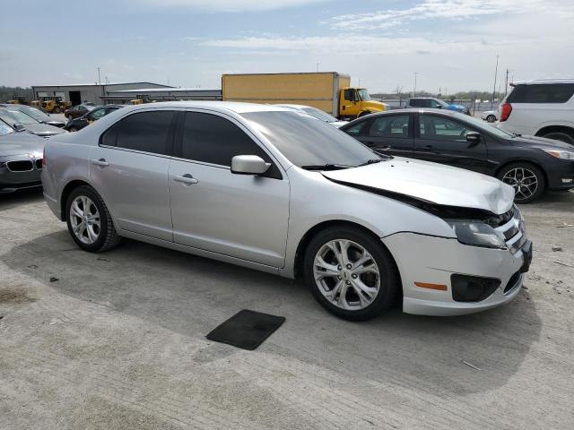 3FAHP0HA7CR165274 - 2012 FORD FUSION SE SILVER photo 4