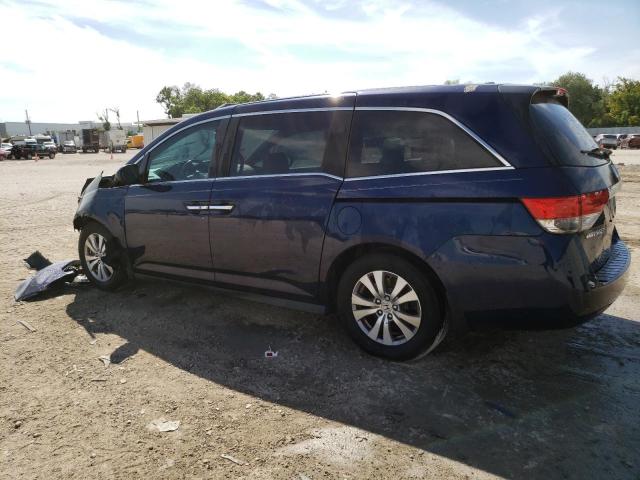 5FNRL5H6XGB110750 - 2016 HONDA ODYSSEY EXL BLUE photo 2