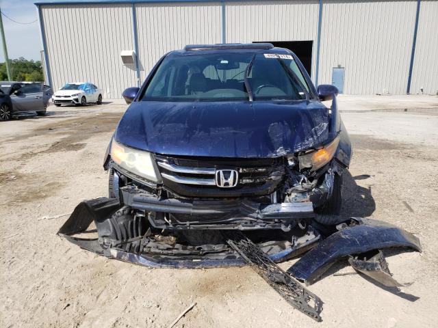 5FNRL5H6XGB110750 - 2016 HONDA ODYSSEY EXL BLUE photo 5