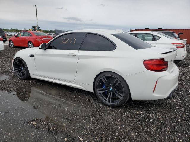 WBS1J5C51JVD37654 - 2018 BMW M2 WHITE photo 2