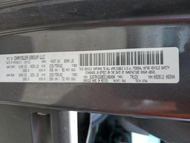 3C6TRVDG8EE106094 - 2014 RAM PROMASTER 2500 HIGH CHARCOAL photo 13