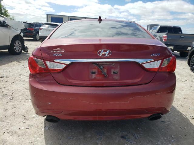 5NPEC4AB8BH278901 - 2011 HYUNDAI SONATA SE MAROON photo 6