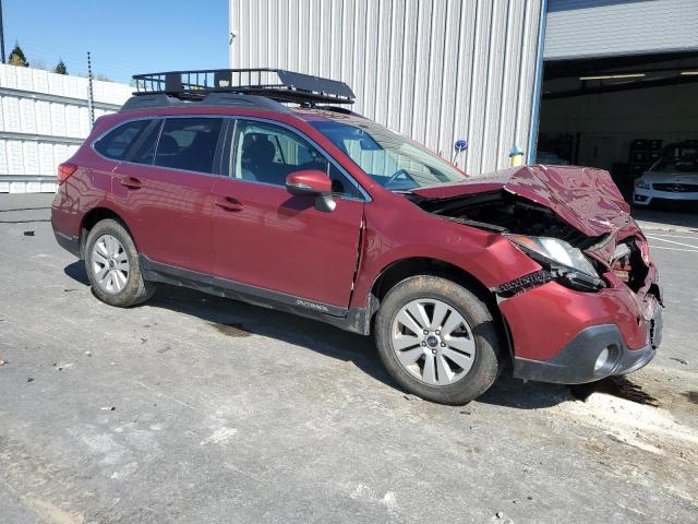 4S4BSAFC9K3374310 - 2019 SUBARU OUTBACK 2.5I PREMIUM BURGUNDY photo 4