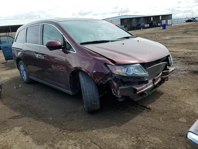 5FNRL5H61HB000896 - 2017 HONDA ODYSSEY EXL MAROON photo 4