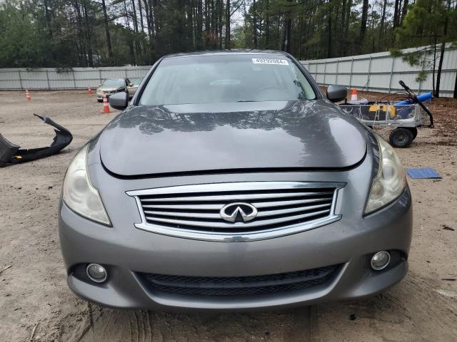 JN1CV6AP3DM722562 - 2013 INFINITI G37 BASE GRAY photo 5