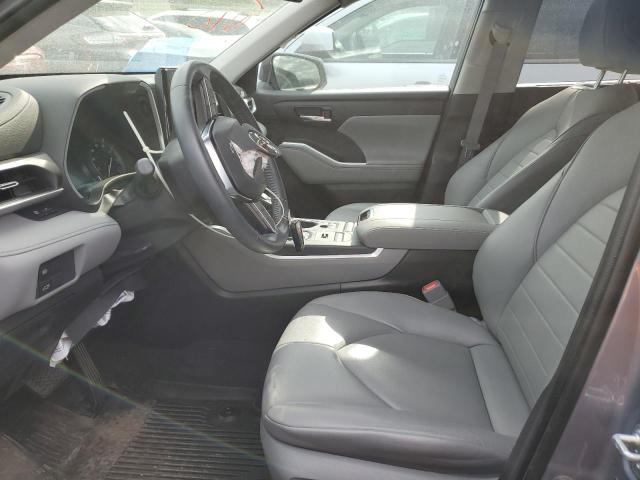 5TDGZRBH2MS153249 - 2021 TOYOTA HIGHLANDER XLE SILVER photo 7