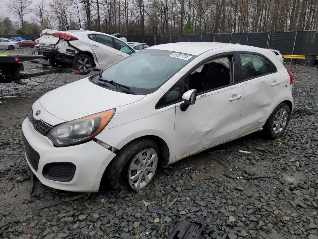 KNADM5A3XD6319224 - 2013 KIA RIO LX WHITE photo 1