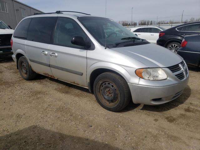 1D4GP45R57B226058 - 2007 DODGE CARAVAN SXT SILVER photo 4