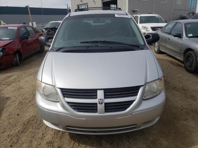 1D4GP45R57B226058 - 2007 DODGE CARAVAN SXT SILVER photo 5