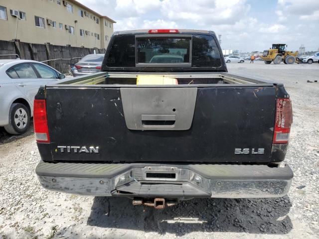 1N6BA07A96N544011 - 2006 NISSAN TITAN XE BLACK photo 6