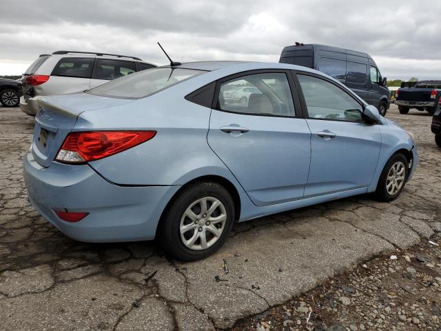 KMHCT4AE7CU205281 - 2012 HYUNDAI ACCENT GLS BLUE photo 3