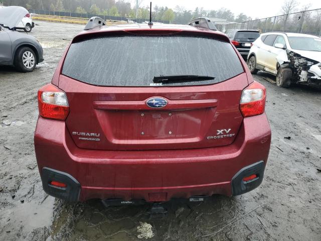 JF2GPAAC6F9310054 - 2015 SUBARU XV CROSSTR RED photo 6