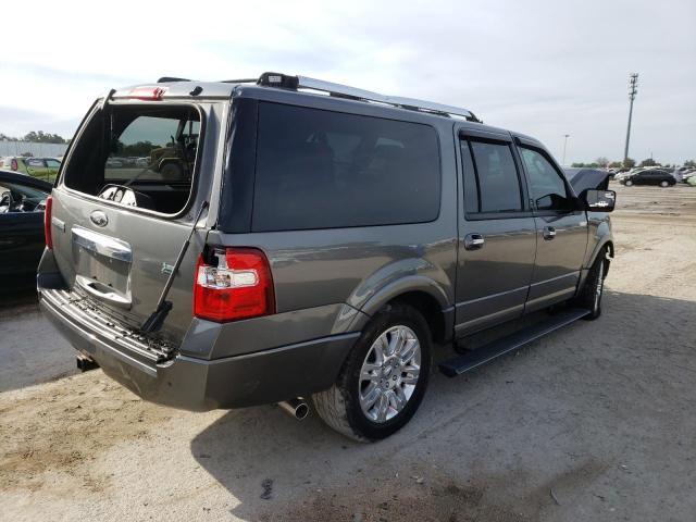 1FMJK1K58EEF22636 - 2014 FORD EXPEDITION EL LIMITED GRAY photo 3