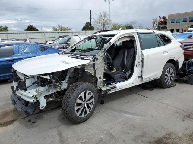 4S4BTAAC2M3201820 - 2021 SUBARU OUTBACK WHITE photo 1