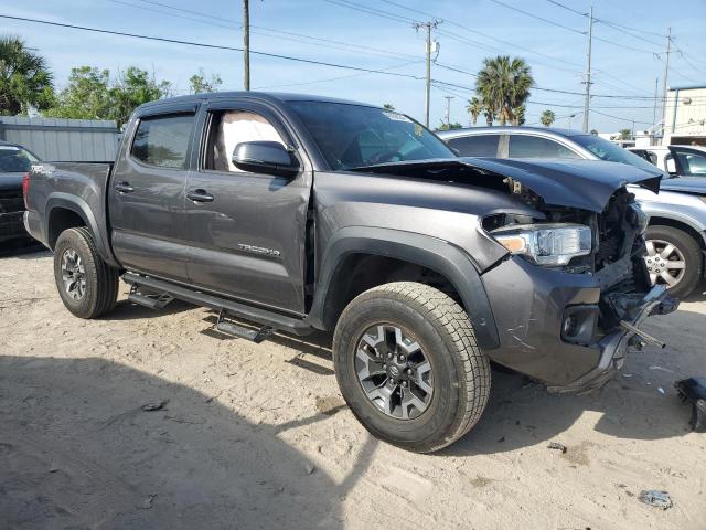 5TFCZ5AN7GX006826 - 2016 TOYOTA TACOMA DOUBLE CAB GRAY photo 4