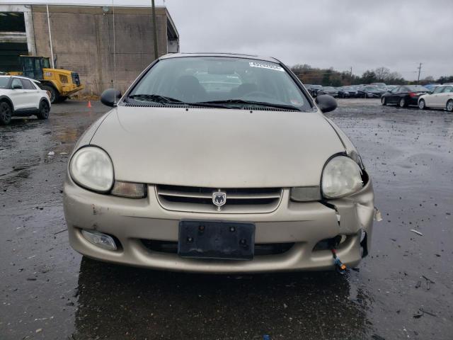 1B3ES56C02D572780 - 2002 DODGE NEON ES TAN photo 5