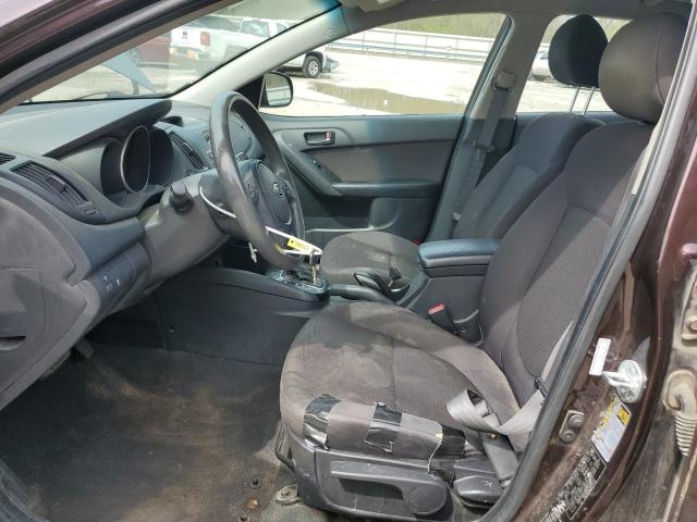 KNAFU4A28B5443831 - 2011 KIA FORTE EX BROWN photo 7