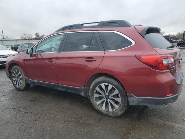 4S4BSAJC4F3314142 - 2015 SUBARU OUTBACK 2.5I LIMITED RED photo 2