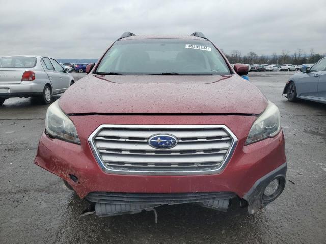 4S4BSAJC4F3314142 - 2015 SUBARU OUTBACK 2.5I LIMITED RED photo 5