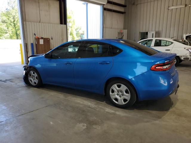 1C3CDFAA1GD504382 - 2016 DODGE DART SE BLUE photo 2